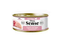 Mostrar informações para Dibaq Sense Kitten Chicken With Apple 70g Imagem de Dibaq Sense Kitten Chicken With Apple 70g