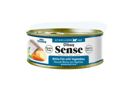 Mostrar informações para Dibaq Sense Sterilized White Fish With Vegetables 70g Imagem de Dibaq Sense Sterilized White Fish With Vegetables 70g