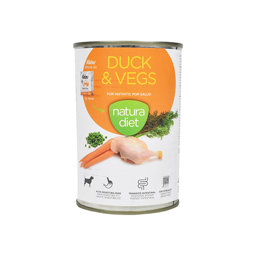 Mostrar informações para NATURA DIET DOG DUCK & VEGS 400 GR Imagem de NATURA DIET DOG DUCK & VEGS 400 GR