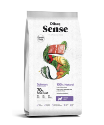 Mostrar informações para Dibaq Sense Grain Free SALMÃO MINI  Imagem de Dibaq Sense Grain Free SALMÃO MINI