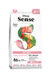Mostrar informações para Dibaq Sense CAT Grain Free KITTEN (Perú e Salmão) Imagem de Dibaq Sense CAT Grain Free KITTEN (Perú e Salmão)