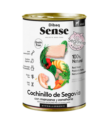 Mostrar informações para Dibaq Sense Grain Free Leitão de Segóvia 380gr. Imagem de Dibaq Sense Grain Free Leitão de Segóvia 380gr.