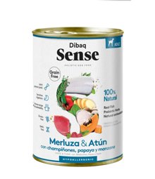 Mostrar informações para Dibaq Sense Grain Free ATUM e PESCADA 380gr. Imagem de Dibaq Sense Grain Free ATUM e PESCADA 380gr.