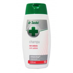 Mostrar informações para DR. SEIDEL Shampoo c/ Selénio p/ Cães - 220ML Imagem de DR. SEIDEL Shampoo c/ Selénio p/ Cães - 220ML