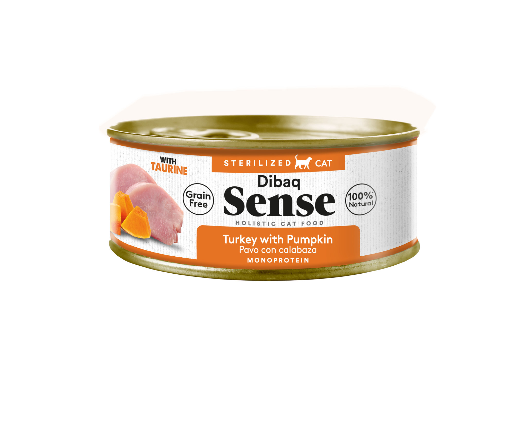 Imagem de Dibaq Sense Cat Sterilized Turkey With Blue Whiting and Squash 70G