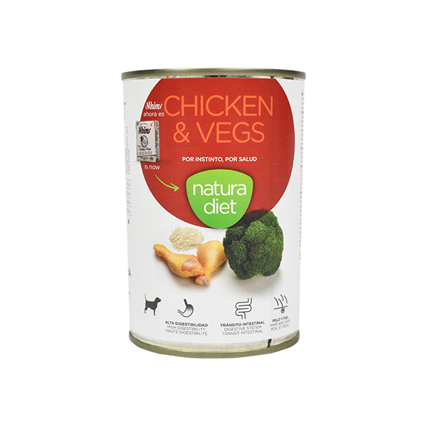 Imagem de NATURA DIET DOG CHICKEN & VEGS 400 GR