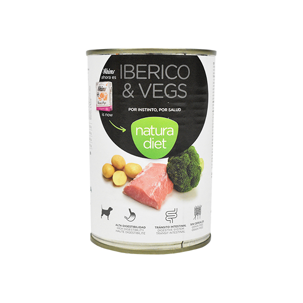 Imagem de NATURA DIET DOG IBERIAN & VEGS 400 GR 