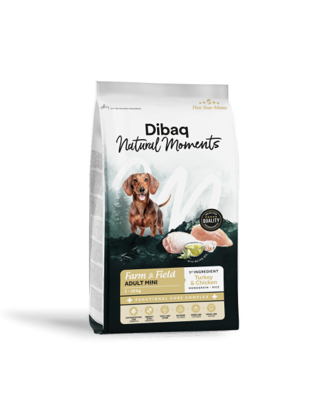 Imagem de Dibaq Natural Moments 5 Star Peru e Frango Adulto Raças Pequenas