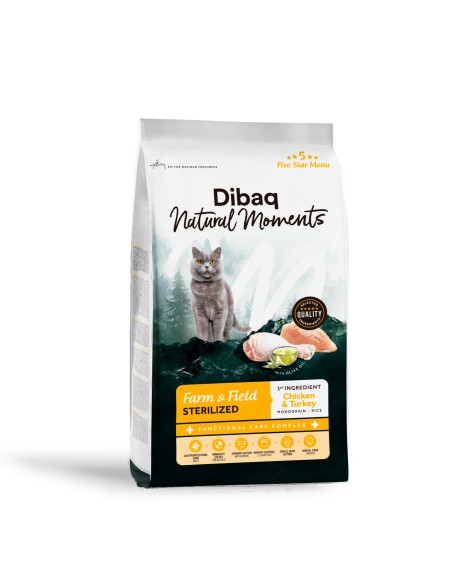 Imagem de Dibaq Natural Moments 5 Star Esterilizado Frango e Peru