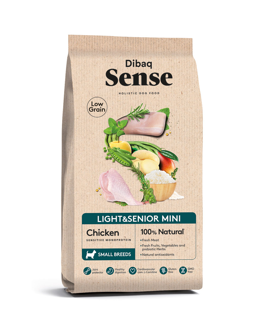 Imagem de Dibaq Sense Low Grain LIGHT&SENIOR MINI (FRANGO)