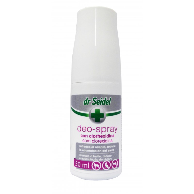 Imagem de DR. SEIDEL Deo Spray c/Cloroxidina- Cães/Gatos/Furões- 50ML