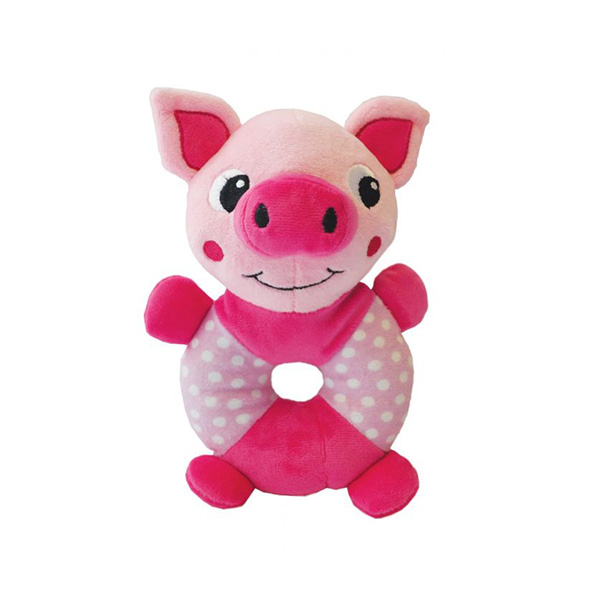 Imagem de BRINQUEDO CÃO - "PLAY RING PIG" - 20X13X8 CM