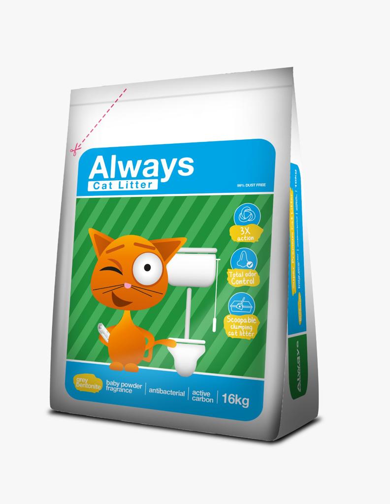 Imagem de Always Cat Litter 3x Action 16kg